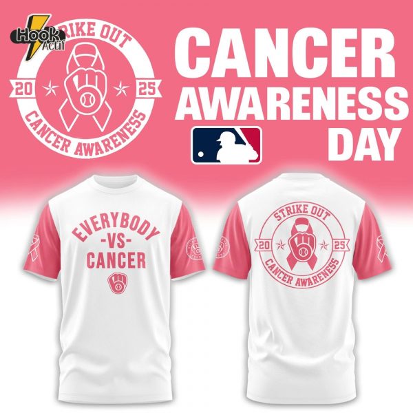 Milwaukee Brewers x Everybody vs Cancer Awareness Day 2025 Shirt