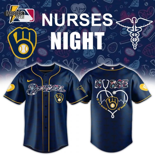Milwaukee Brewers x Nurses Night Special Baseball Jersey