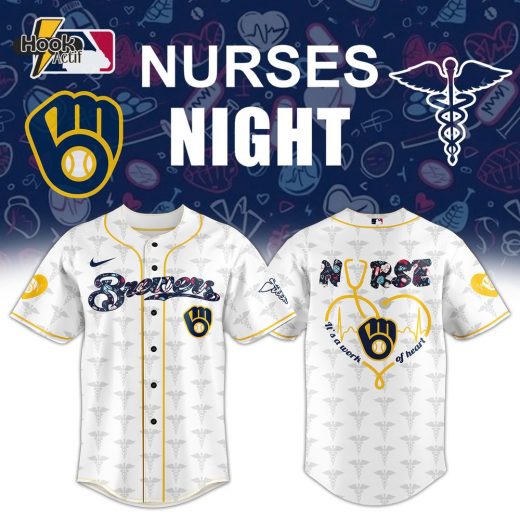 Milwaukee Brewers x Nurses Night Special Baseball Jersey