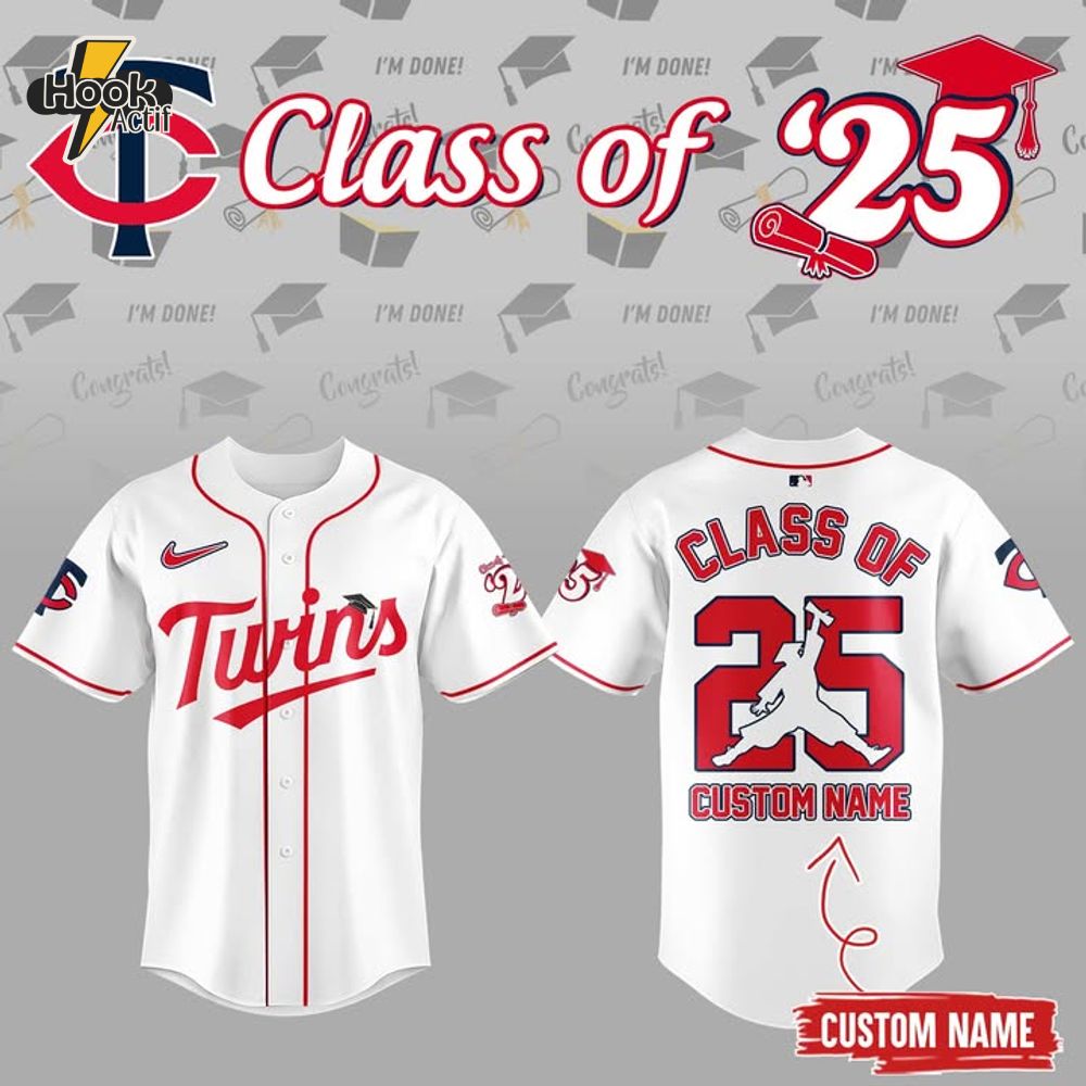 Minnesota Twins ''Class Of 2025" Baseball Jersey Minnesota Twins ''Class Of 2025" Baseball Jersey