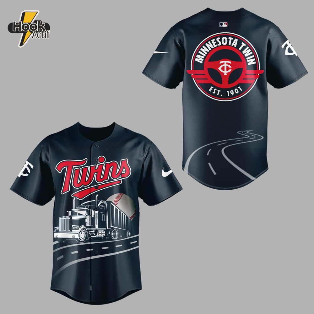 Minnesota Twins x Truck Driver Night 2025 Special Baseball Jersey Minnesota Twins x Truck Driver Night 2025 Special Baseball Jersey