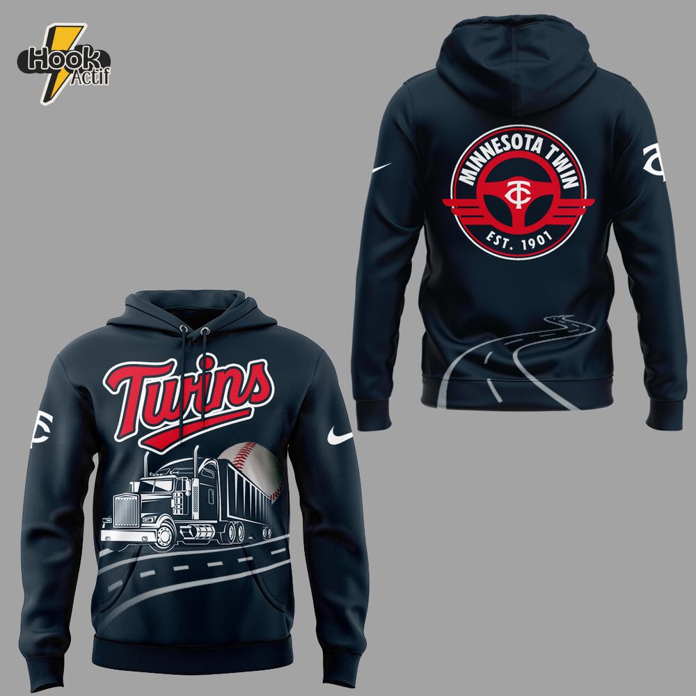 Minnesota Twins x Truck Driver Night 2025 Special Hoodie Minnesota Twins x Truck Driver Night 2025 Special Hoodie