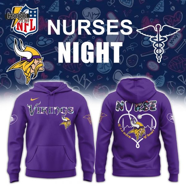 Minnesota Vikings Nurses Appreciation Speical Hoodie