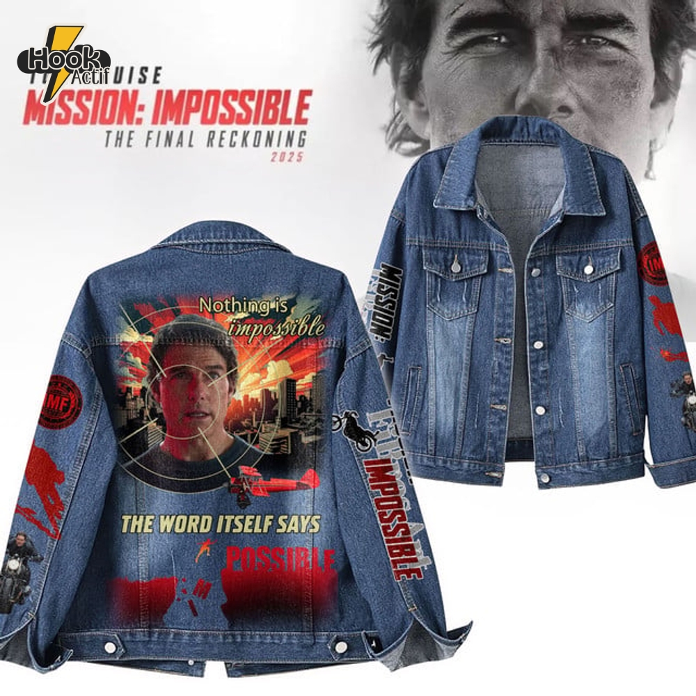 Mission Impossible The Final Reckoning 2025 Denim Jacket Mission Impossible The Final Reckoning 2025 Denim Jacket