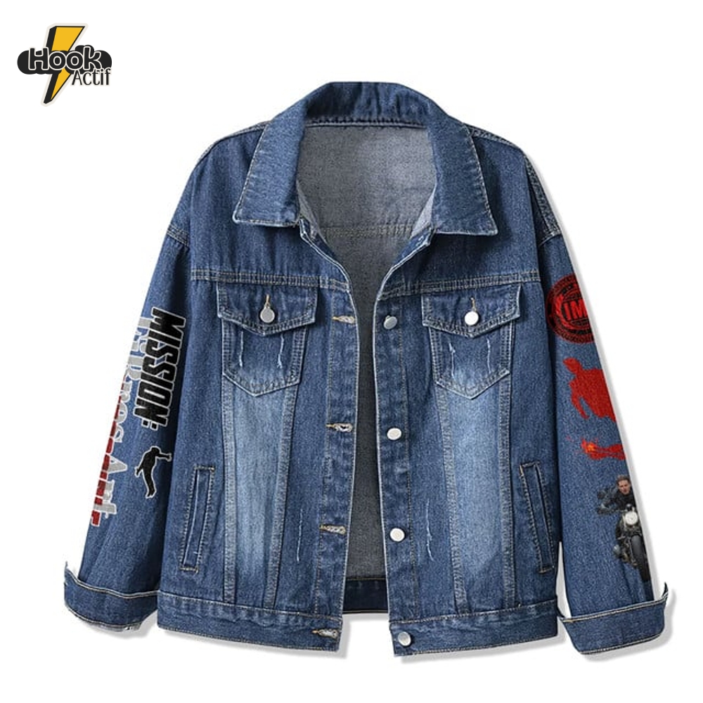 Mission Impossible The Final Reckoning 2025 Denim Jacket Mission Impossible The Final Reckoning 2025 Denim Jacket