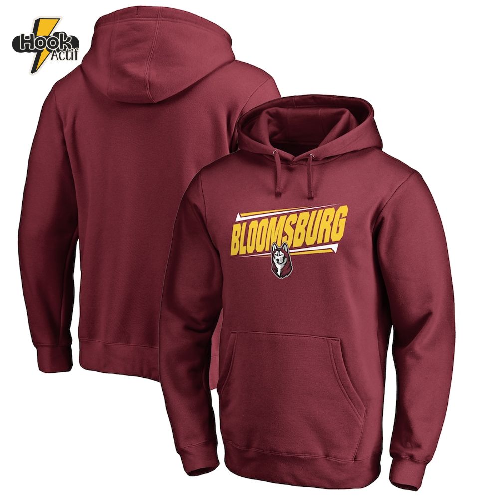 Ncaa Maroon Bloomsburg Huskies Custom Hoodie Ncaa Maroon Bloomsburg Huskies Custom Hoodie