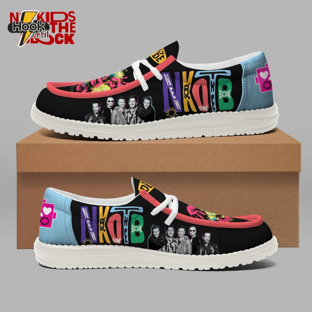New Kids On The Block Band 2025 Specia Hey Dude Shoes New Kids On The Block Band 2025 Specia Hey Dude Shoes