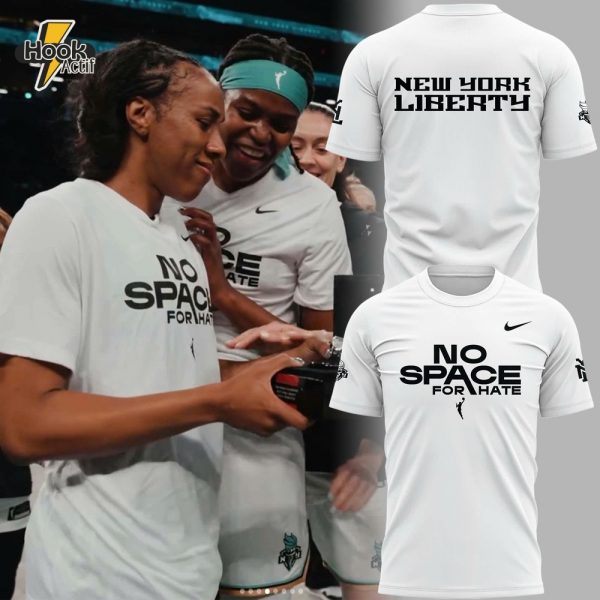 New York Liberty No Space For Hate 2025 Shirt