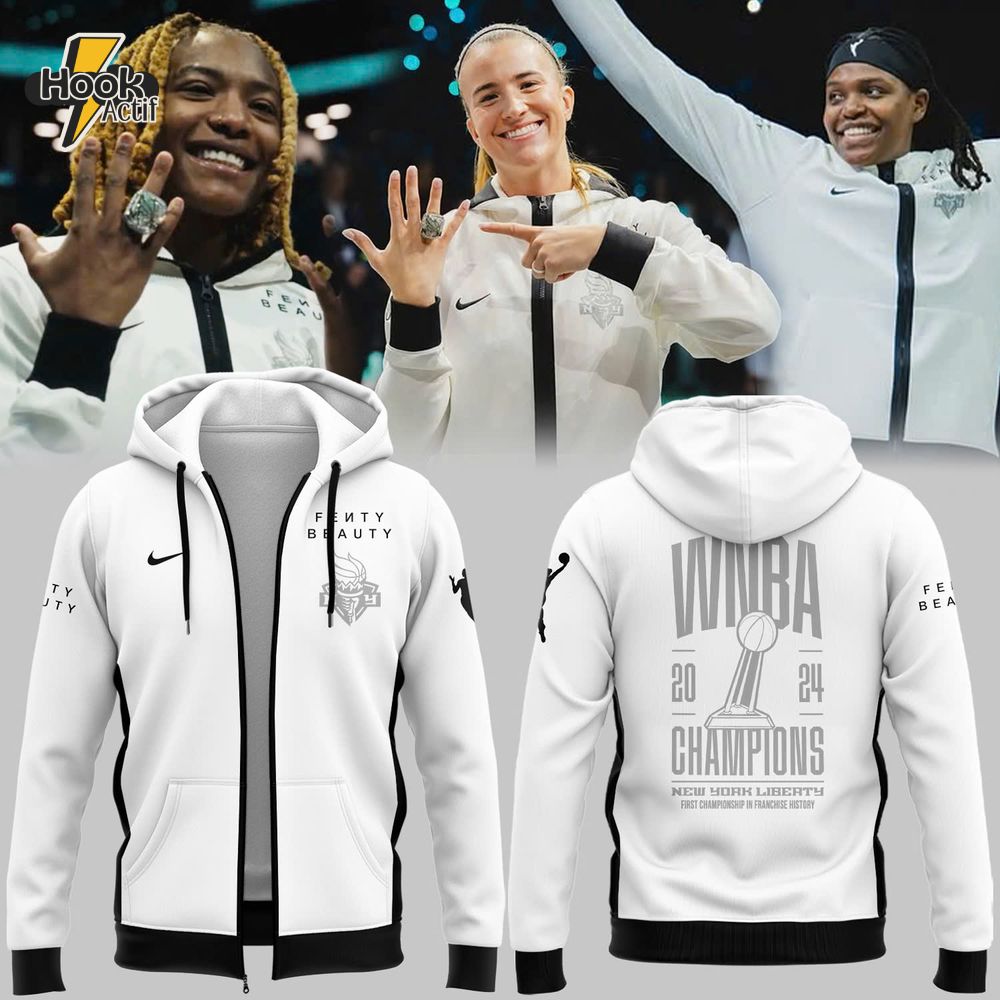 New York Liberty WNBA Champions 2025 Zip Hoodie New York Liberty WNBA Champions 2025 Zip Hoodie