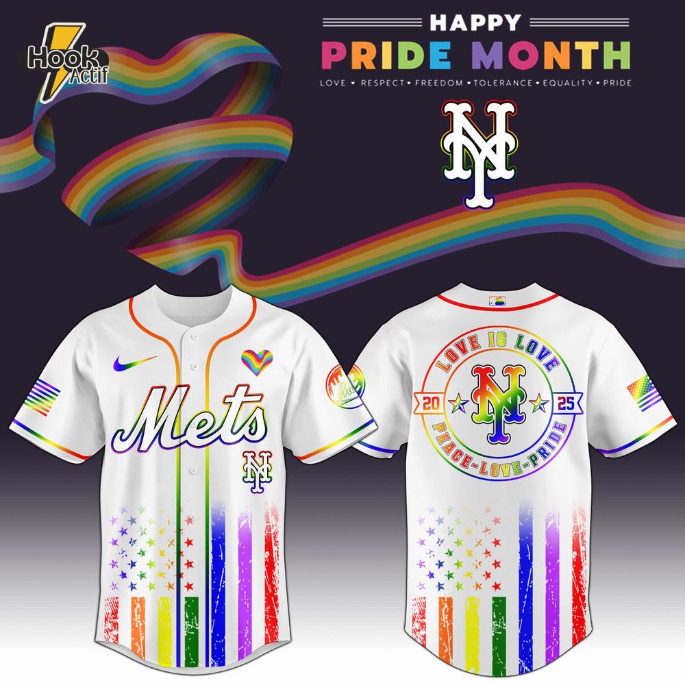 New York Mets MLB x Happy Pride Month Jersey 2025 New York Mets MLB x Happy Pride Month Jersey 2025
