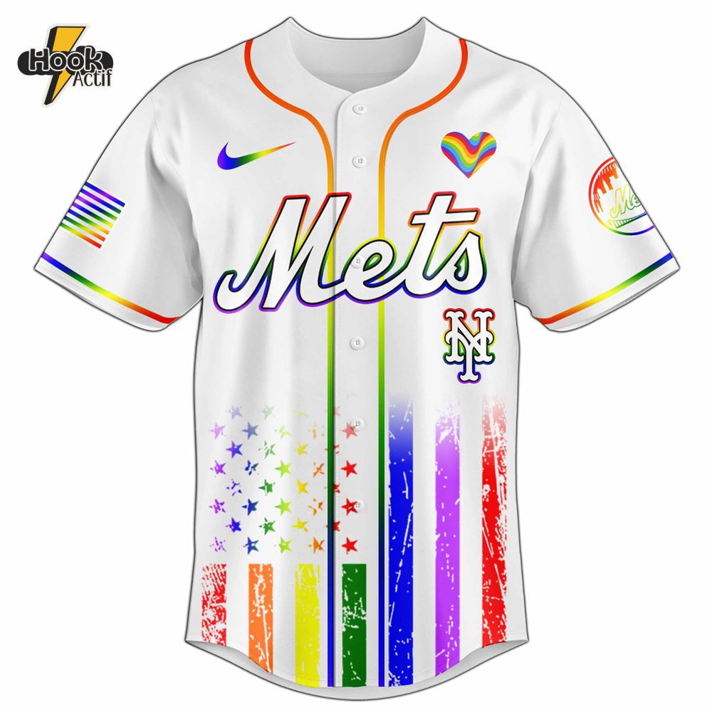 New York Mets MLB x Happy Pride Month Jersey 2025 New York Mets MLB x Happy Pride Month Jersey 2025