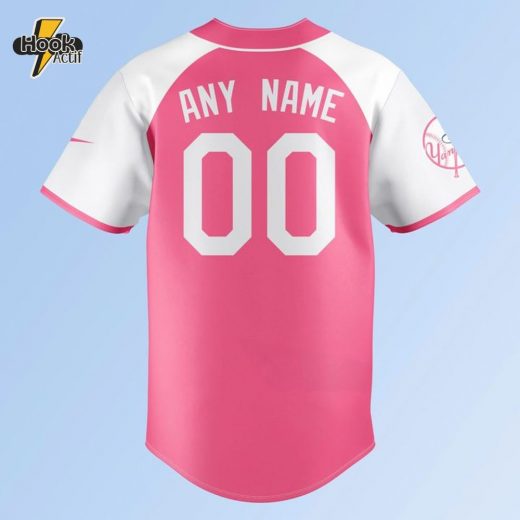 New York Yankees 2025 Pink Shirt Day Custom Baseball Jersey