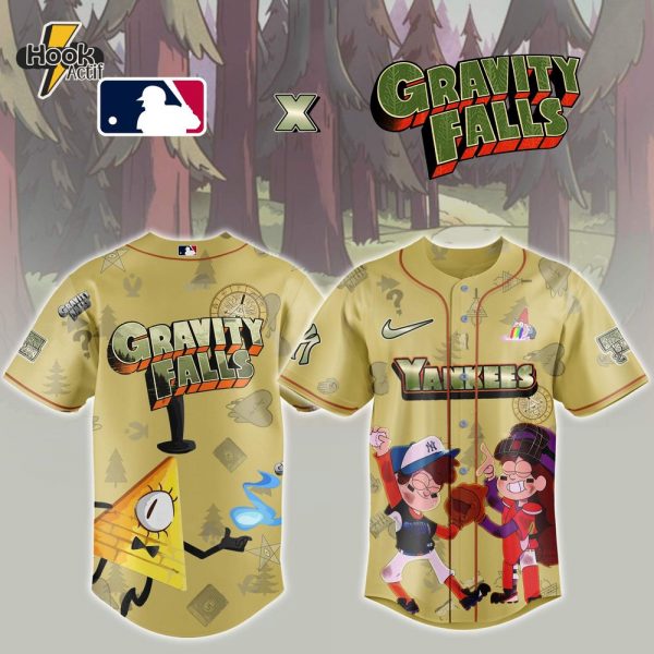 New York Yankees Gravity Falls Baseball Jersey