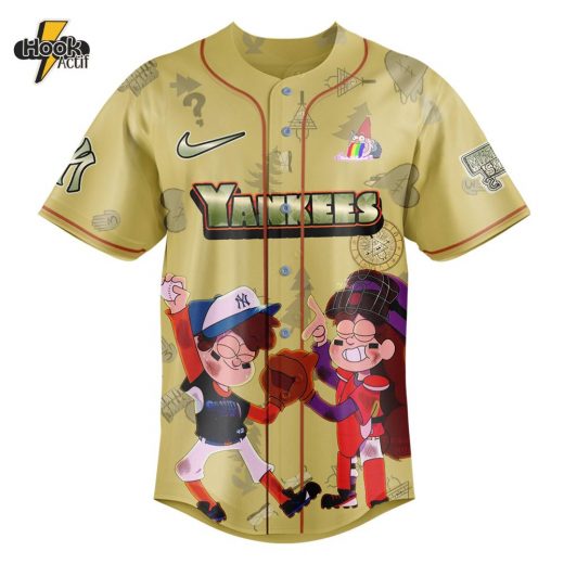 New York Yankees Gravity Falls Baseball Jersey