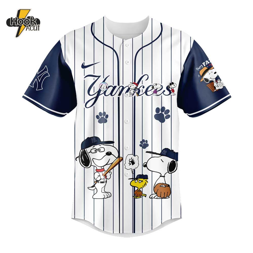 New York Yankees Snoopy Happy FatherâÂÂs Day 2025 Limited Baseball Jersey New York Yankees Snoopy Happy FatherâÂÂs Day 2025 Limited Baseball Jersey