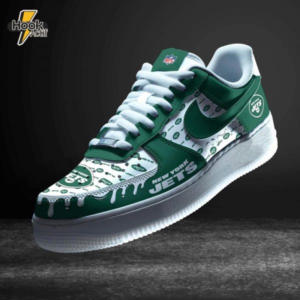 Nfl New York Jets Nike Air Force 1 Custom Shoes