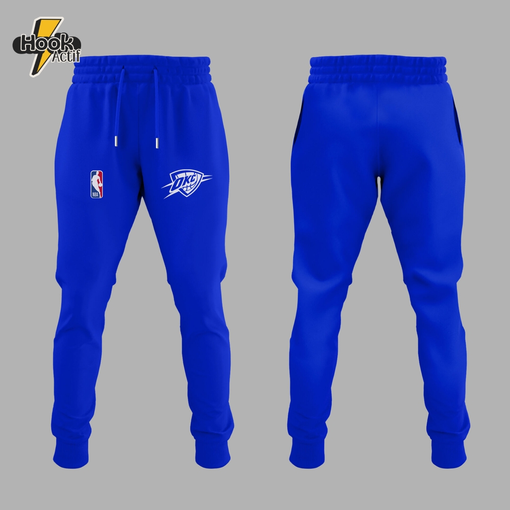 Oklahoma City Thunder "House Of Thunder" 2025 Blue Hoodie Set Oklahoma City Thunder "House Of Thunder" 2025 Blue Hoodie Set