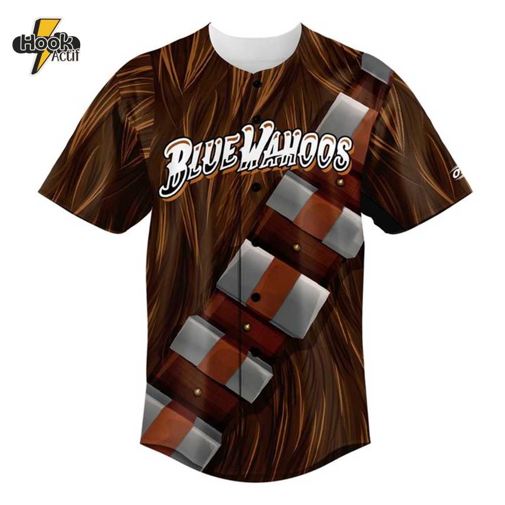 Pensacola Blue Wahoos x Star Wars 2025 Personalized Baseball Jersey Pensacola Blue Wahoos x Star Wars 2025 Personalized Baseball Jersey