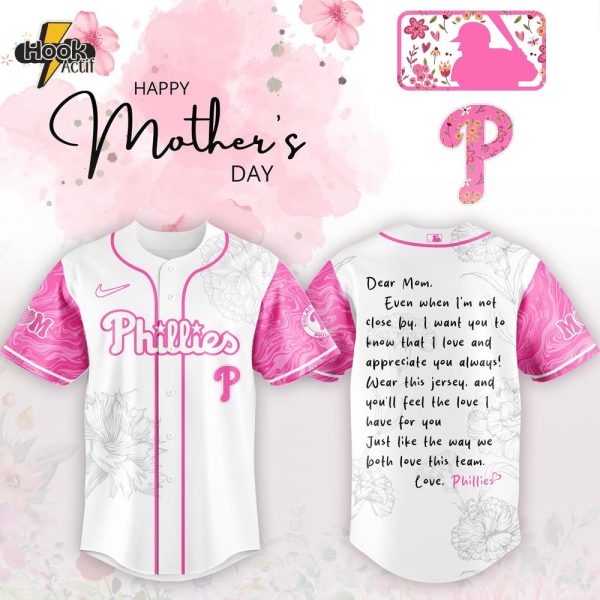Philadelphia Phillies MLB x Happy MotherÃ¢ÂÂs Day Baseball Jersey