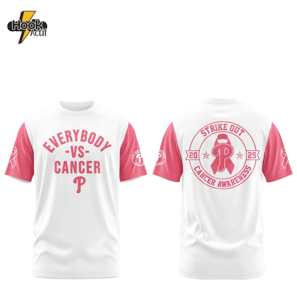 Philadelphia Phillies x Everybody vs Cancer Awareness Day 2025 Shirt Philadelphia Phillies x Everybody vs Cancer Awareness Day 2025 Shirt