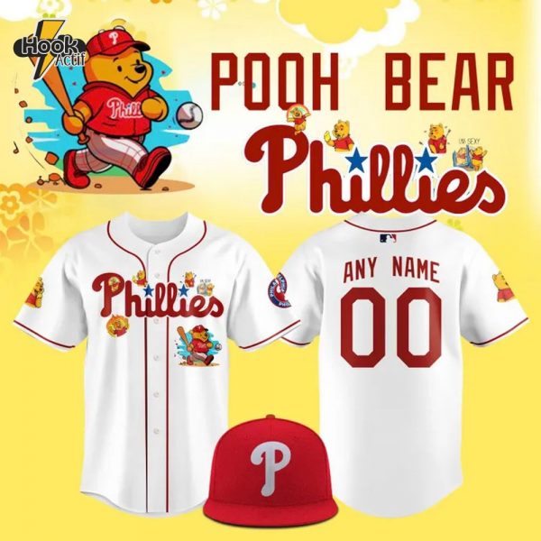 Philadelphia Phillies x Pooh Bear Limited Edition Baseball Jersey