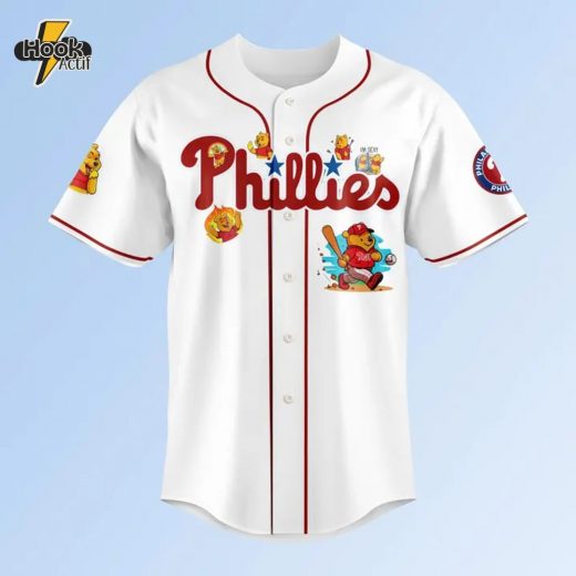 Philadelphia Phillies x Pooh Bear Limited Edition Baseball Jersey