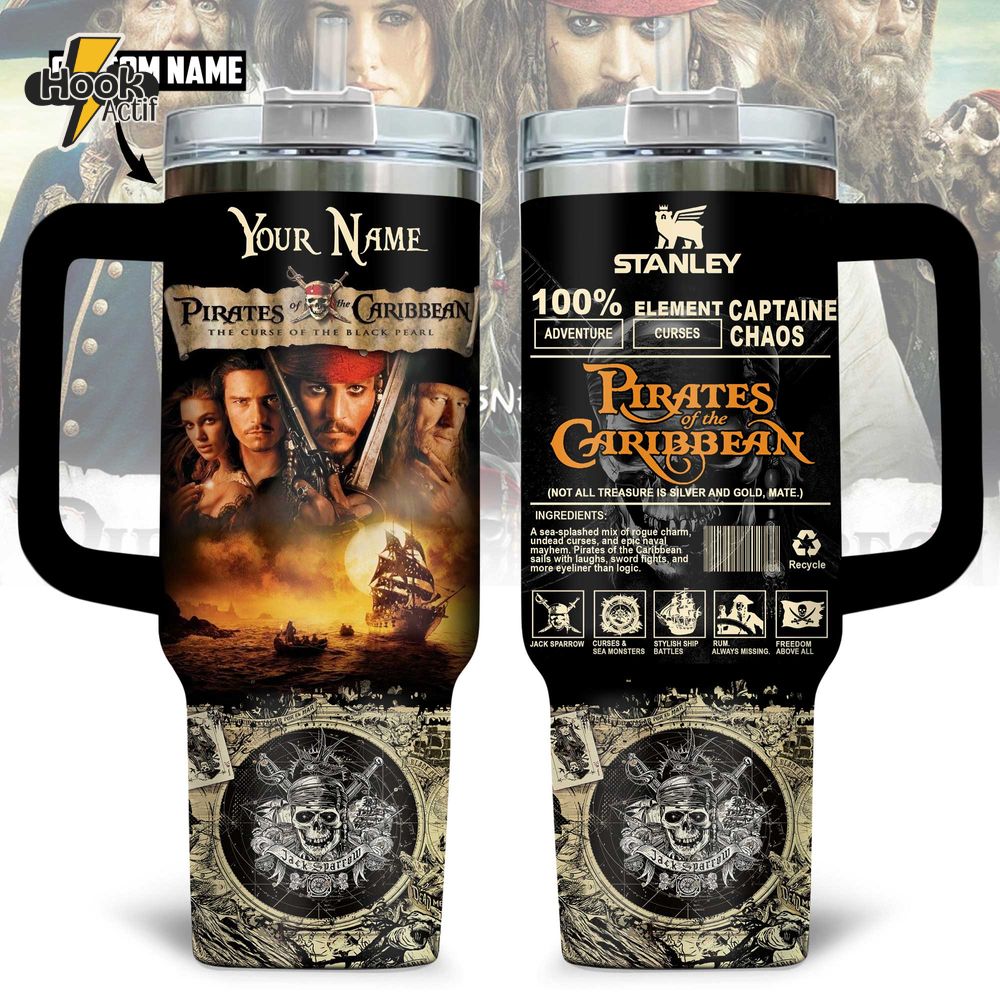 Pirates Of The Caribbean Captain Chaos Stanley Tumbler Pirates Of The Caribbean Captain Chaos Stanley Tumbler