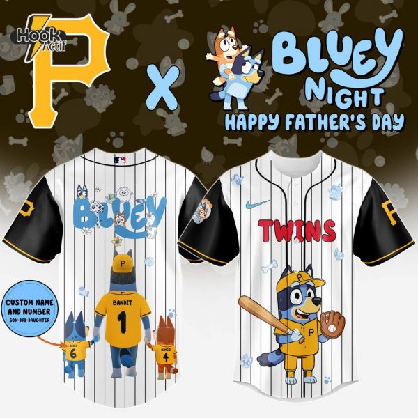 Pittsburgh Pirates x Bluey Happy Father's Day 2025 Jersey