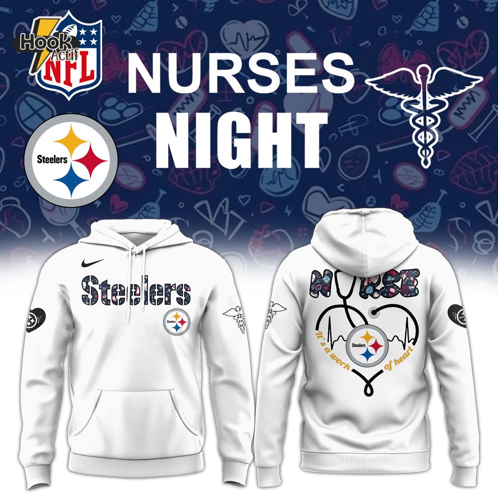 Pittsburgh Steelers Nurses Appreciation Special White Hoodie Pittsburgh Steelers Nurses Appreciation Special White Hoodie
