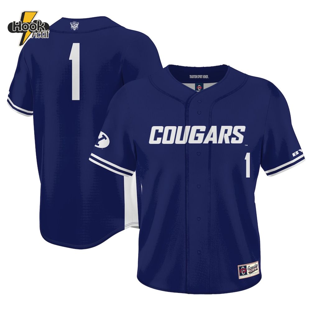 Prosphere Byu Cougars Baseball Jersey Prosphere Byu Cougars Baseball Jersey
