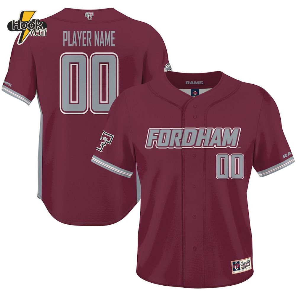 Prosphere Fordham Rams Baseball Jersey Prosphere Fordham Rams Baseball Jersey