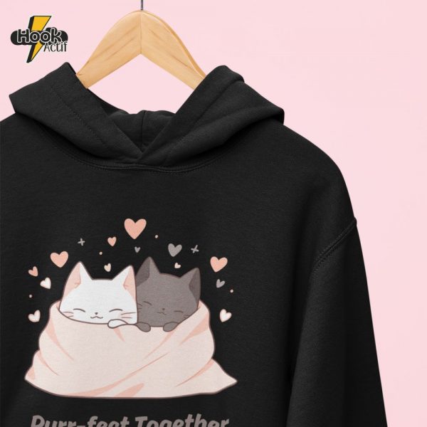 Purrfect Together Hoodie – Buy Online at HookActif.com