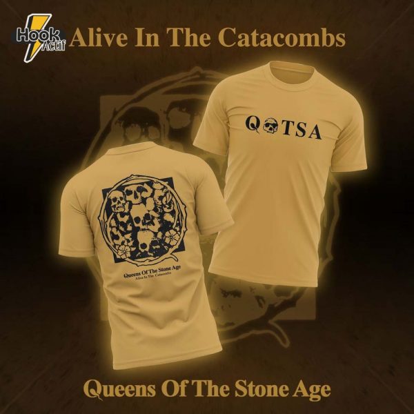 Qotsa Alive In The Catacombs 2025 T-shirt