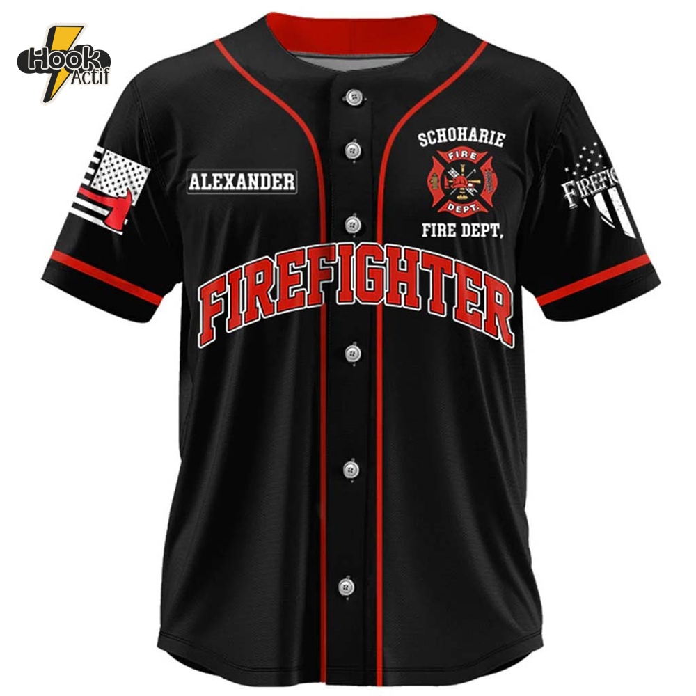 Retired Firefighter Baseball Jersey – Custom Name, Fire Dept Shirt for Veterans – Still Smokin’ Hot Fireman Gift Retired Firefighter Baseball Jersey – Custom Name, Fire Dept Shirt for Veterans – Still Smokin’ Hot Fireman Gift