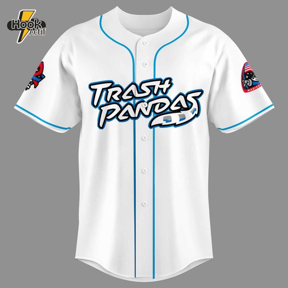 Rocket City Trash Pandas 2025 Cat Night Baseball Jersey Rocket City Trash Pandas 2025 Cat Night Baseball Jersey