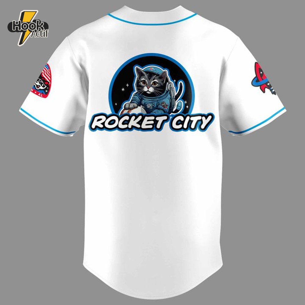 Rocket City Trash Pandas 2025 Cat Night Baseball Jersey Rocket City Trash Pandas 2025 Cat Night Baseball Jersey