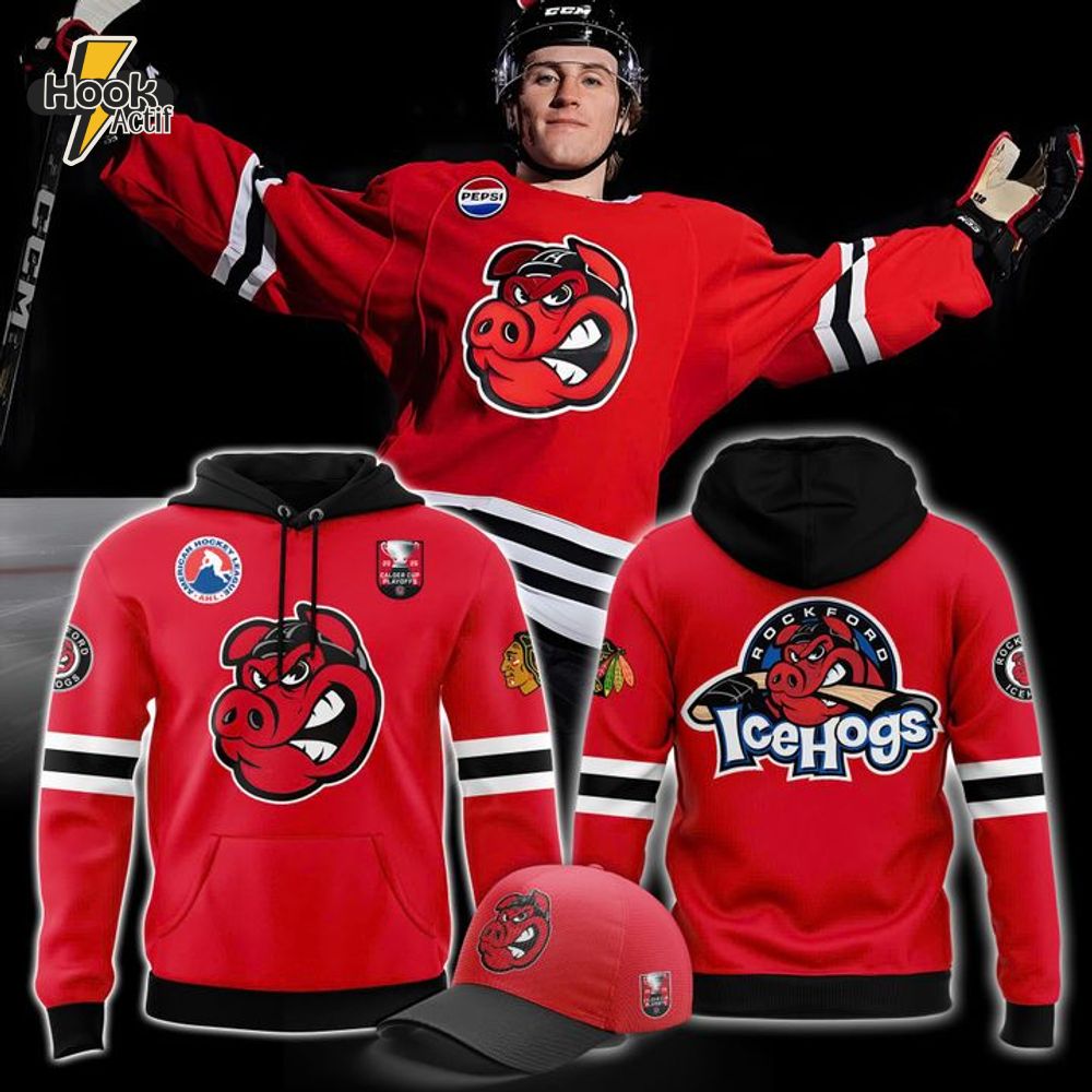 Rockford IceHogs New 2025 Hoodie Rockford IceHogs New 2025 Hoodie