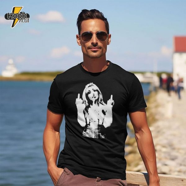Sabrina Carpenter Middle Finger Funny Shirt