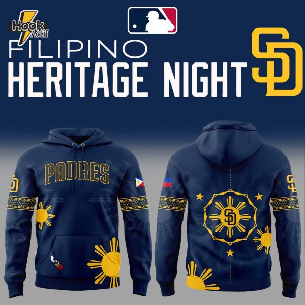 San Diego Padres Filipino Heritage Night 2025 Special Hoodie