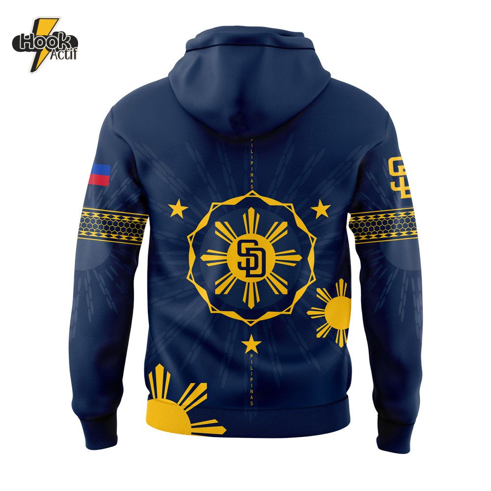 San Diego Padres Filipino Heritage Night 2025 Special Hoodie San Diego Padres Filipino Heritage Night 2025 Special Hoodie