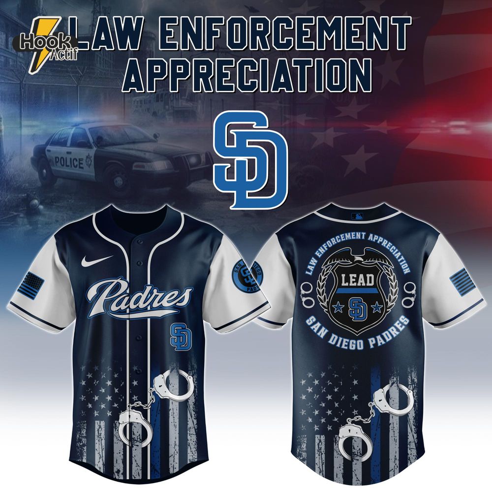 San Diego Padres MLB x Law Enforcement Appreciation 2025 Jersey San Diego Padres MLB x Law Enforcement Appreciation 2025 Jersey