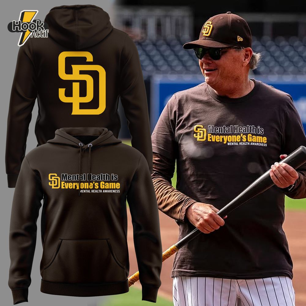 San Diego Padres Mental Health Is Everyone's Game Hoodie San Diego Padres Mental Health Is Everyone's Game Hoodie
