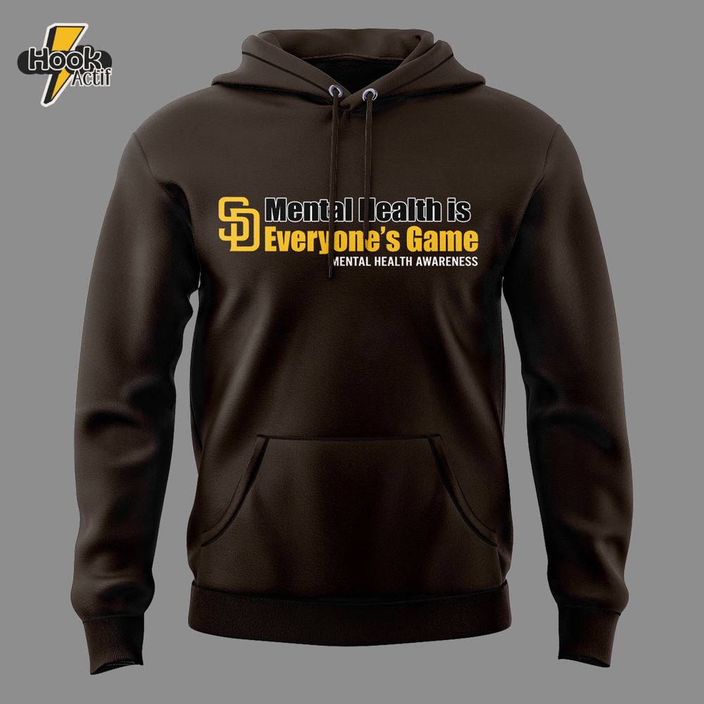 San Diego Padres Mental Health Is Everyone's Game Hoodie San Diego Padres Mental Health Is Everyone's Game Hoodie