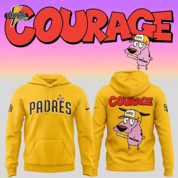 San Diego Padres x Courage Dog 2025 Hoodie