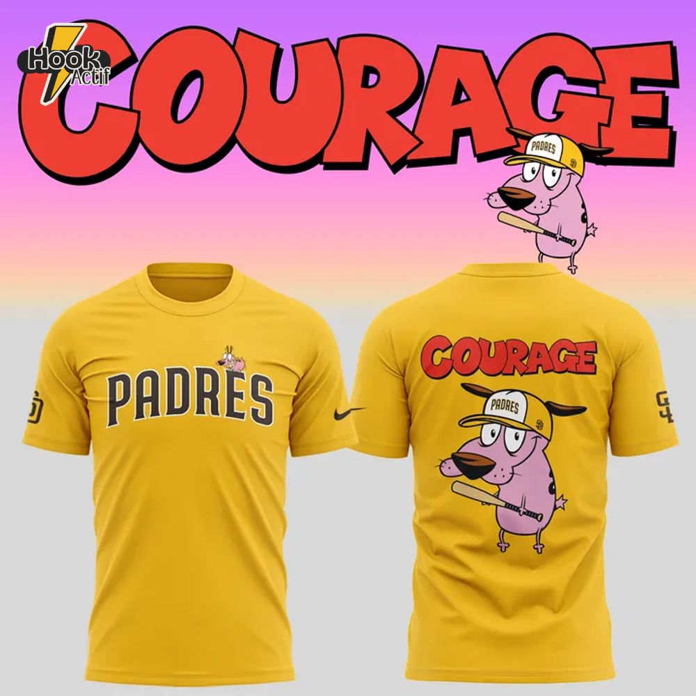 San Diego Padres x Courage Dog 2025 Limited Edition Shirt San Diego Padres x Courage Dog 2025 Limited Edition Shirt