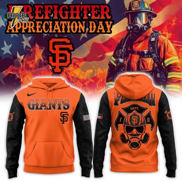 San Francisco Giants Firefighter Appreciation Day Special Hoodie