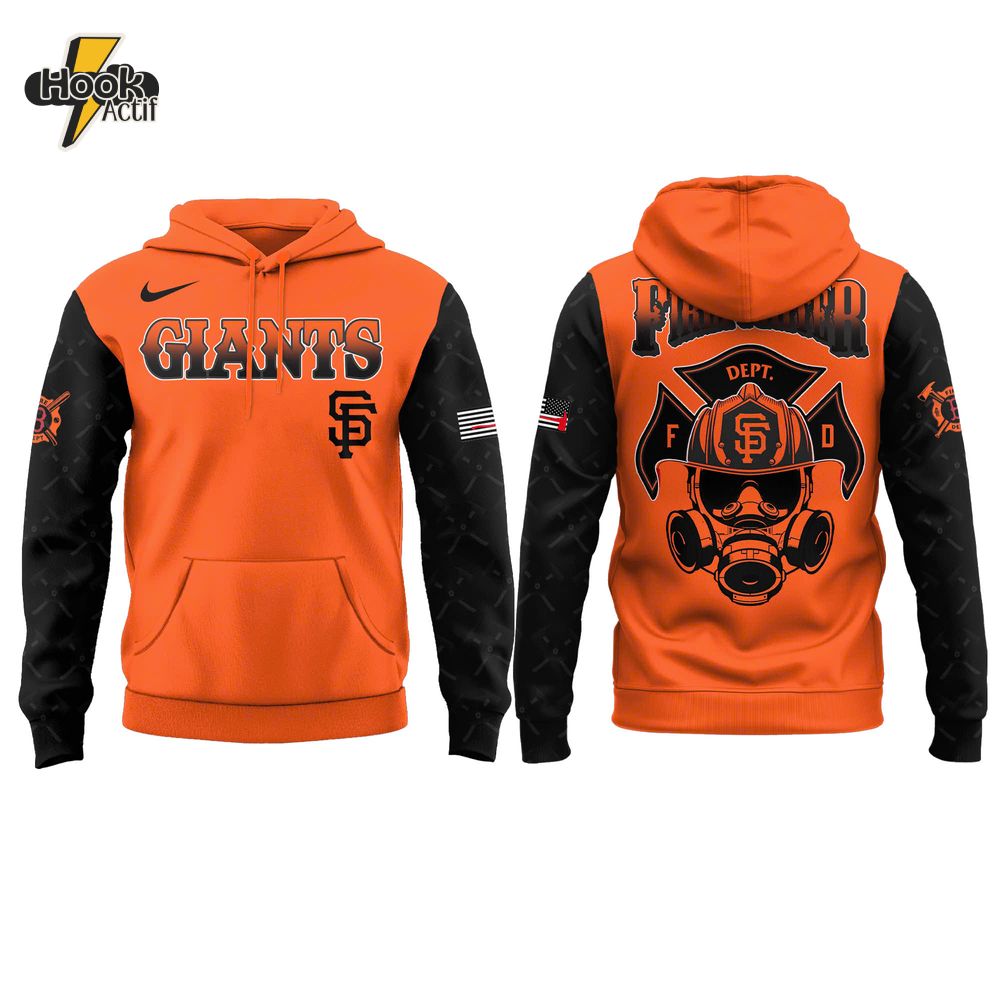 San Francisco Giants Firefighter Appreciation Day Special Hoodie San Francisco Giants Firefighter Appreciation Day Special Hoodie