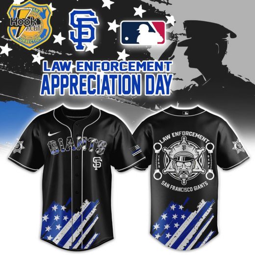 San Francisco Giants Law Enforcement Appreciation Day Special Baseball Jersey