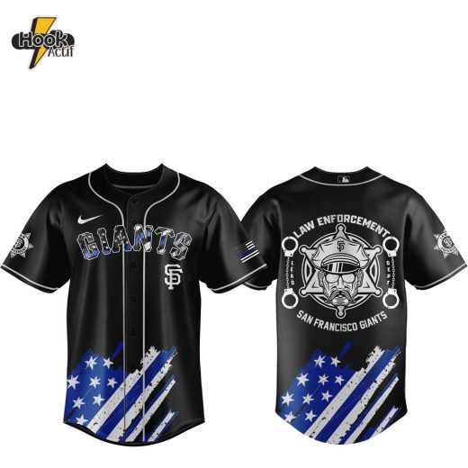 San Francisco Giants Law Enforcement Appreciation Day Special Baseball Jersey