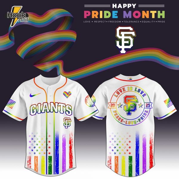 San Francisco Giants MLB x Happy Pride Month Jersey 2025